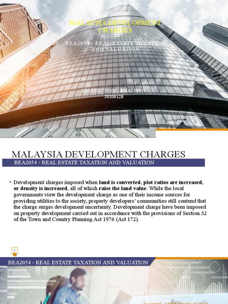 Malaysia Development Charges Overview | PDF | Real Estate Appraisal | Taxes