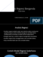 1 Overview Analisis Regresi Berganda