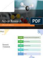 Action Research: DR Ritu Tripathi Chakravarty