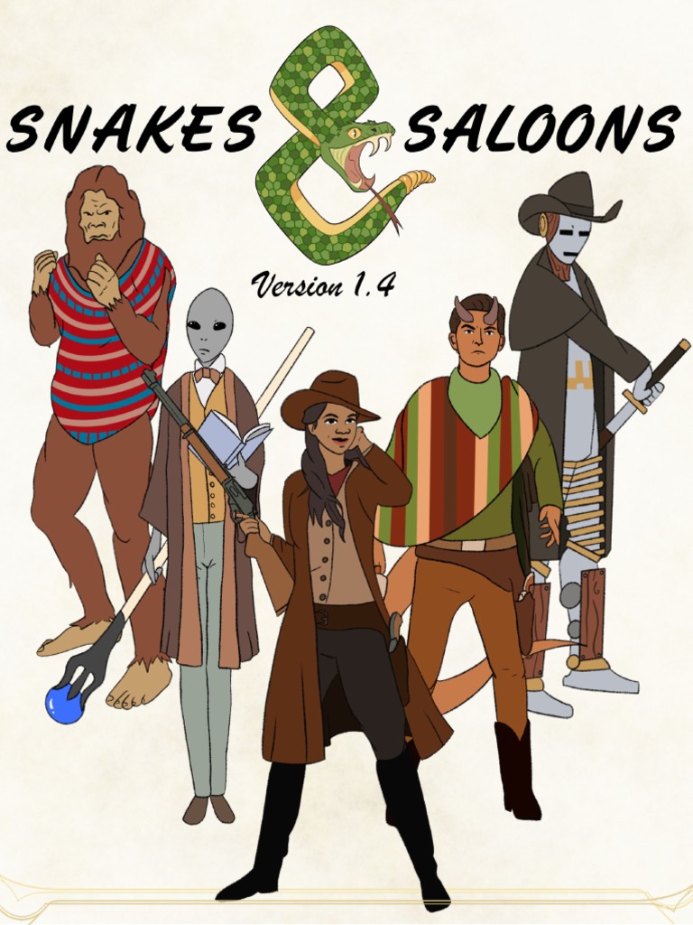 Snakes & Saloons v1.4 (5e) PDF Shotgun
