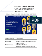 Pedoman Verifikasi Dan Asesmen Lembaga Dan Program Pelatihan Program Jaminan Kehilangan Pekerjaan (JKP) Masa Transisi (Pengembangan Sistem)