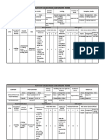 Activity-Based Risk Assessment Form: Wearing Inspector