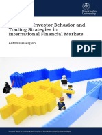 Essays On Investor Behavior and Trading Strategies in International Financial Markets
