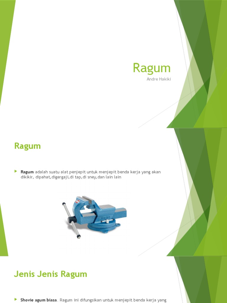 Jenis dan Cara Penggunaan Ragum | PDF