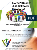 SURVEILANS BERBASIS MASYARAKAT 2016