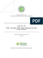 Lab Manual CSE 314 Class Diagram