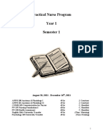 PN Year 1 Fall 2021 Timetable (Final Copy)