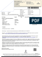 SARS-CoV-2 Positive RT-PCR Test Report for Ms. Sowjanya