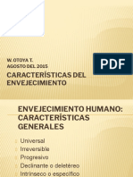 Características Del Envejecimiento