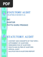 Download STATUTORY AUDIT by PUTTU GURU PRASAD SENGUNTHA MUDALIAR SN5516923 doc pdf
