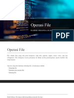 Pertemuan 1011 - Operasi File