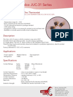 Calco JUC-31 Series: TO-220 PCB-Bimetal Disc Thermostat Features