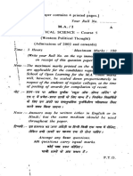 M.A.-I POLITICAL SCIENCE- COURSE 5 (WESTERN POLITICAL THOUGHT)(ADMISSIONS OF 2002 AND ONWARDS)