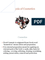 Analysis of Cosmetics (Multiple 6)
