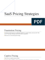 SaaS Pricing Strategies: Penetration, Captive, Skimming & More