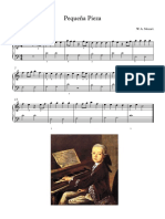 Pequeña Pieza-Mozart - Partitura Completa