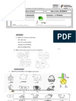Ficha Avaliação Int Port. 1ºano 1P
