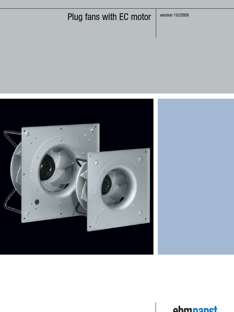 EC Plug Fans for Air-Conditioning | PDF | Electromagnetism | Mechanical ...