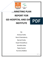 Marketing Plan Report For GD Hospital and Diabetes Institute