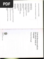 Download Fairclough Critical Discourse Analysis 1995 by Ganna Grebennikova SN55170203 doc pdf