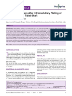 Anterior Knee Pain After Intramedullary Nailing of Fractures of The Tibial Shaft