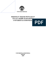 Download Pedoman Penulisan TA FIB UI 2009 by prasetyo_dwi SN55170312 doc pdf