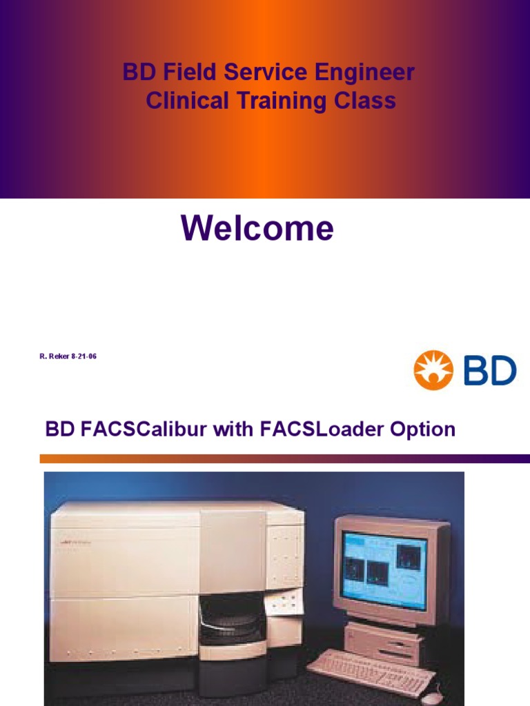 BD Field Service Engineer Clinical Training Class PDF Flow