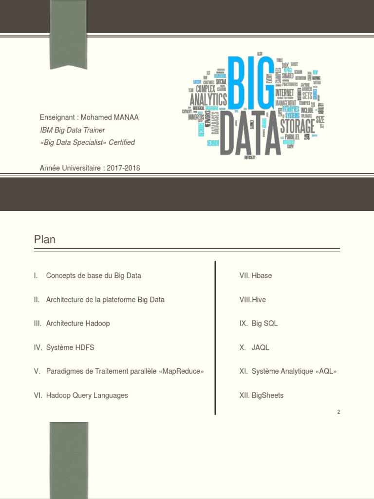 Introduction au Big Data et Hadoop | PDF | Apache Hadoop | MapReduce