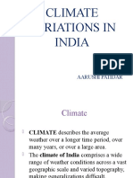 Aarushi Patidar Geography PPT On Weather Conditions in Different Parts of India