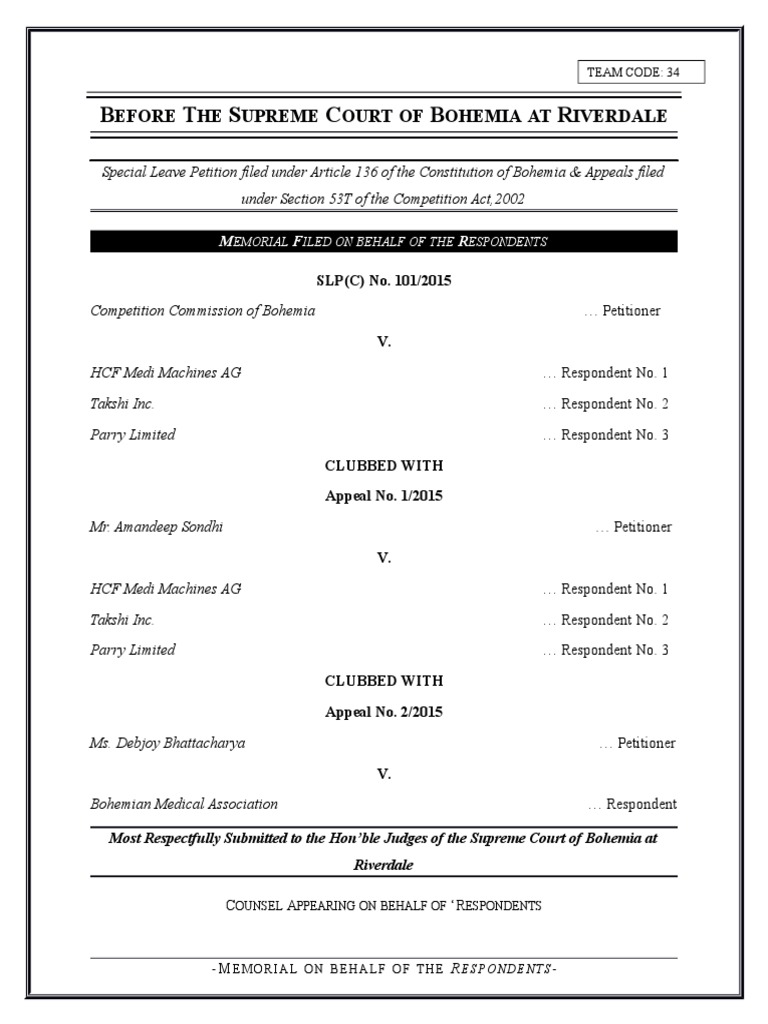 Supreme Court hearing on medical equipment cartel case PDF