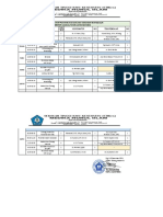 Jadwal Perkuliahan Program Studi Sarjana Kebidanan Non Reguler