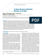 Side Channel Attack-Aware Resource Allocation For URLLC and eMBB Slices in 5G RAN