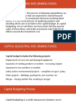 Capital Budgeting Sinking Funds 1