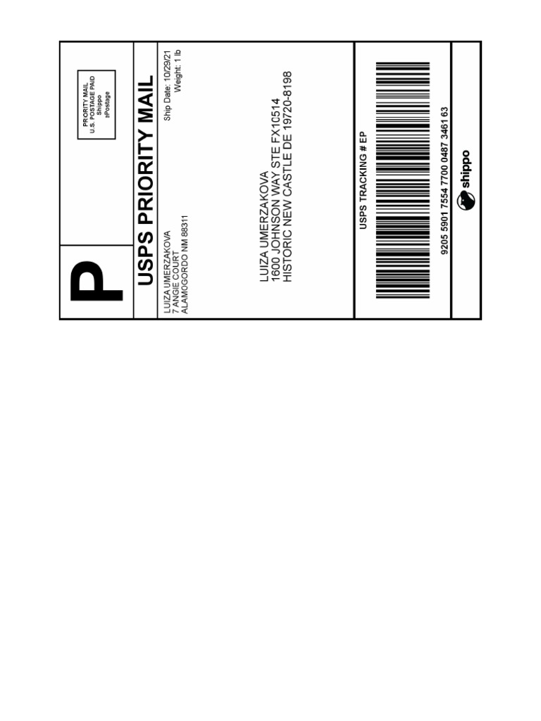Shipping Label | PDF
