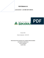 Laporan Praktikum Biostatistik Uji One Way Anova - Dendry Asharrudin - 062011030 - TLM2020Sore