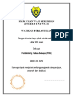 WATIKAH PERLANTIKAN