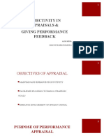 Objectivity in Appraisals & Giving Performance Feedback: Alok Misra Executive Director (Retd.)