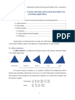 Laboratory 5. Feature Detection and Content Descriptors For Matching Applications