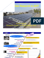 R&D On Innovative Solar Cells Koichi SAKUTA PV in AIST