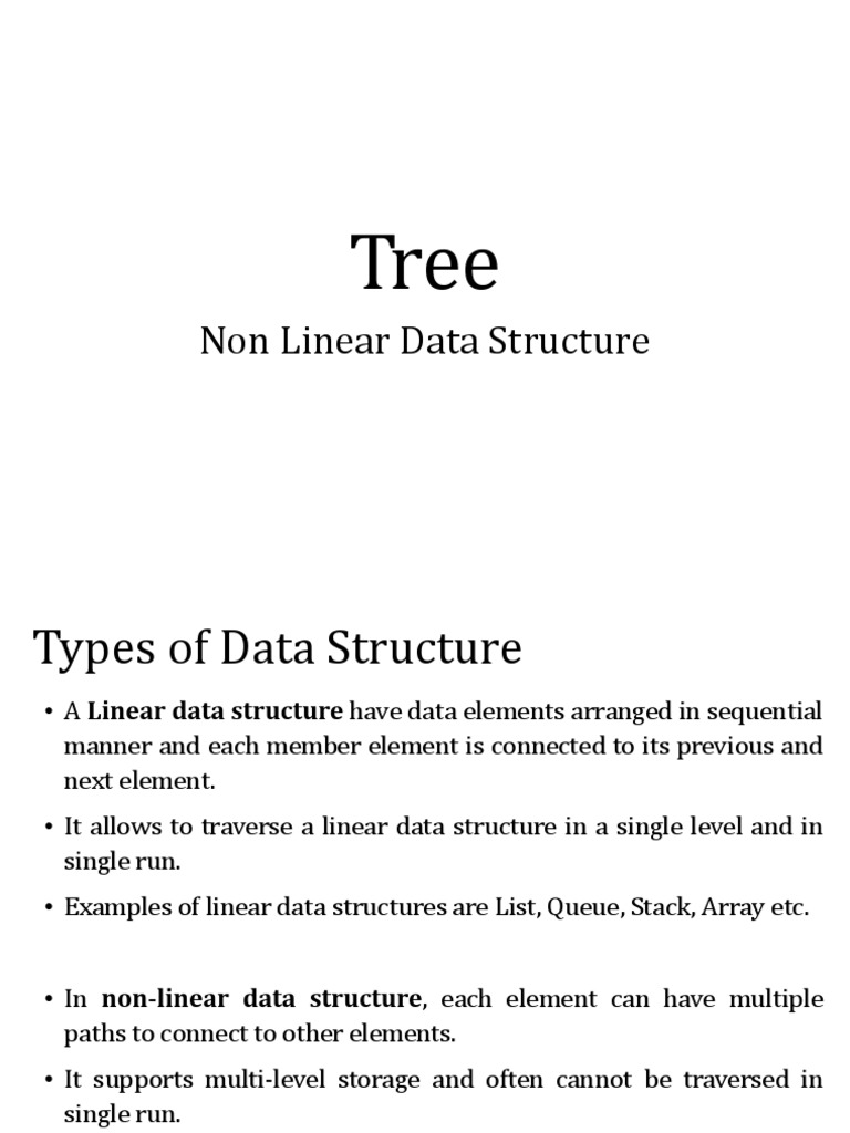 Non Linear Data Structure | PDF | Mathematical Concepts | Theoretical ...
