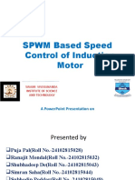 A Presentation On: SPWM Based Speed Control of Induction Motor