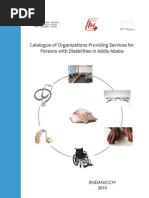 Download Catalogue of Organizations Providing Services for Persons With Disabilities in Addis Ababa by Seid Hussein SN55172048 doc pdf
