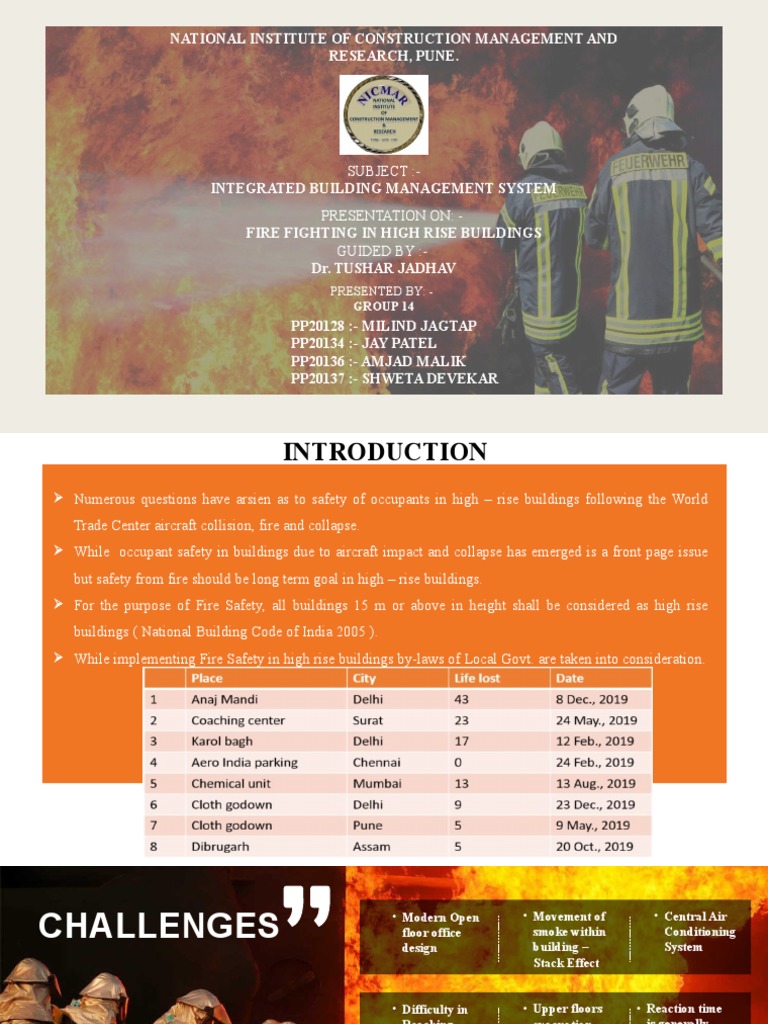 Fire Safety in High-Rise Buildings | PDF | Civil Engineering | Safety