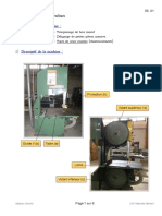 Le Sciage À La Scie À Ruban: 1) Fonction de La Machine