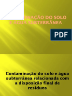 Contaminação Do Solo e Água Subterrânea - Parte 1 Residuos