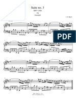 Bach Aria Quarta Corda Facile Piano