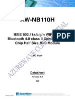 AW-NB110H WiFi Chipset Awnb110h0b - v.1.0 - Standard