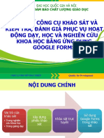 Lam The Nao de Co Mot Phieu Khao Sat Tot