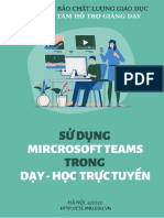 (VNU CTE) Huong Dan Su Dung MS Teams Trong Day - Hoc Truc Tuyen