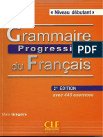 Grammaire Progressive du FranÃ§ais Niveau DÃ©butant